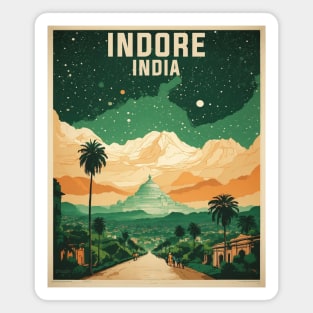 Indore India Vintage Tourism Travel Magnet